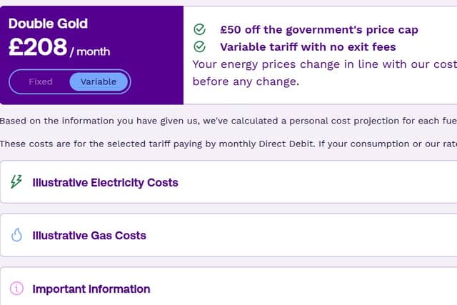 Staying on a variable tariff wouldn't normally be a good idea, but this is a huge saving