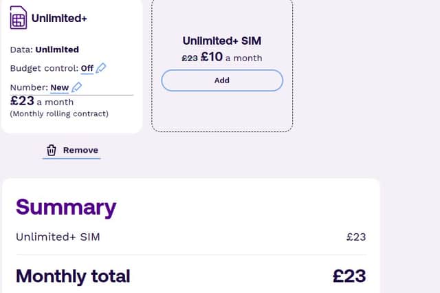 This is already a big saving, and the extra sim deal is tempting too