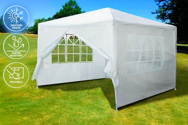 Wowcher's £27.99 gazebo is ideal for garden parties