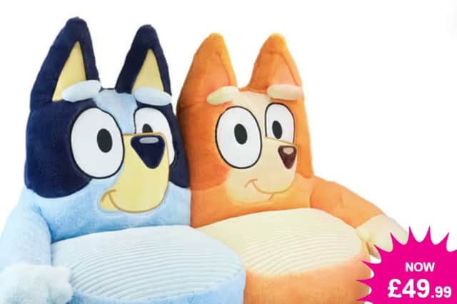 Bluey & Bingo Plush Sofa Chair for £49.99. 