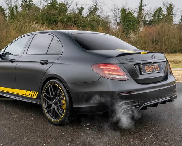 The AMG E63S has an incredible exhaust note