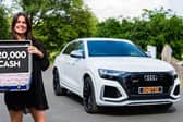 The Audi will come with a case of cash in its boot