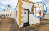 This quirky studio flat at Strathy Point Lighthouse in the Scottish Highlands is listed for sale for offers over £75,000. It was viewed more times during May 2025 than any other property for sale on Zoopla.