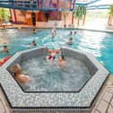Families relax and play in the heated indoor pool and spa at Solway Holiday Park – one of the leisure facilities included in the Wowcher deal.