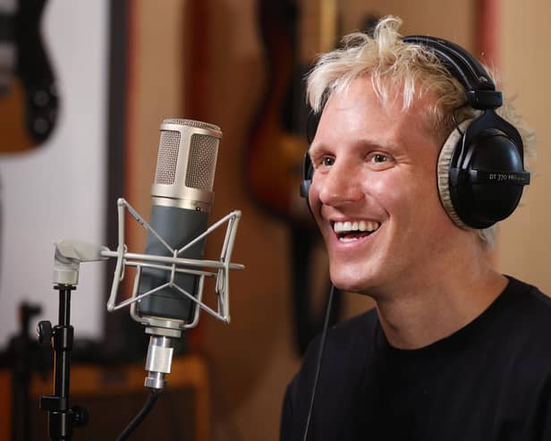 Jamie Laing records a new spoken word track titled Morning People