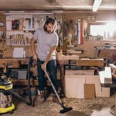 Soggy sawdust is no problem for the The Karcher WD6 P Premium 