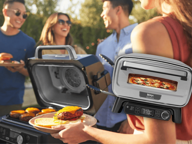 Make the most of summer with Ninja’s Woodfire BBQ and pizza oven — perfect for easy outdoor cooking with friends