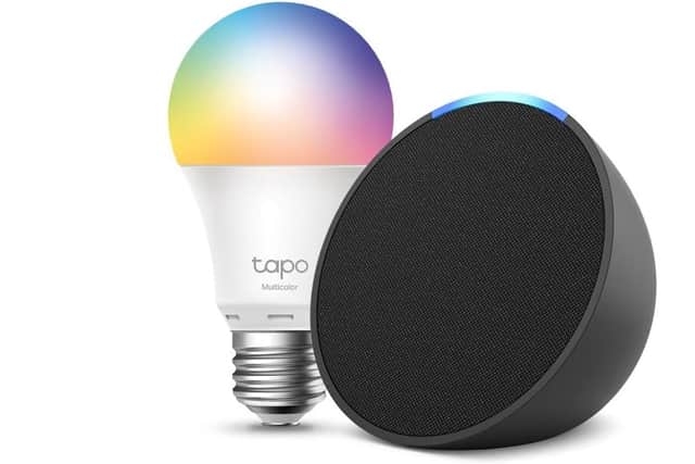 Pair it with a smart bulb or smart plug and you'll be well on your way to a smart home setup - the bundles are a bargain