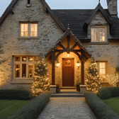 A classic Cotswolds cottage lit up for Christmas – the perfect festive escape
