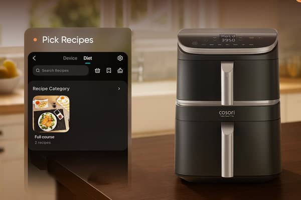 The Cosori Turbo Tower is one of many vertical air fryers on the market now - but it comes close to redefining the design