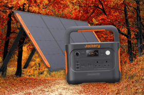  The Jackery Solar Generator 1000 v2 combines a high-capacity portable power station with a lightweight 100W solar panel  