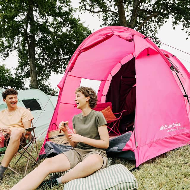 The Eurohike Sendero 4 Family Tent gives first-time campers, or seasoned campers, plenty of space to settle in, with room for four and a handy porch.
