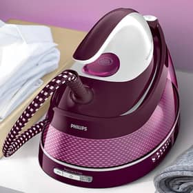 The Philips PerfectCare Compact Steam Generator is designed to make tackling large piles of laundry quicker and easier.