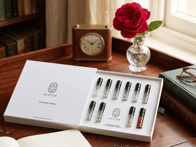 Sentier’s Scent Library lets you discover 10 luxury fragrances at home for just £25