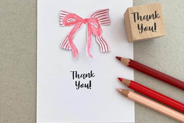 Hand-mounted stamps from Ayrshire-based designer Anne Struck