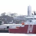 ​The advanced windfarm work and repair vessel Norwind Storm.