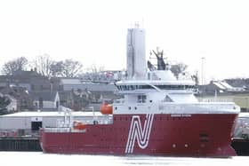 ​The advanced windfarm work and repair vessel Norwind Storm.