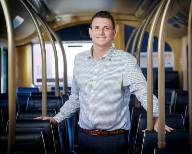 Sam McWalter started work in 2002 and has worked his way up to be the company’s chief engineer, in overall charge of a fleet of 200 vehicles.