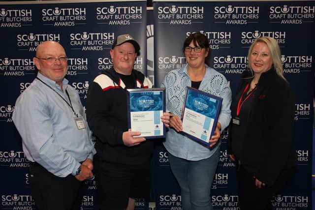 The awards were presented at the recent craft butchers trade fair.