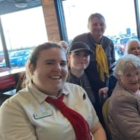 McDonald's welcomes oldest customer on return visit to restaurant
