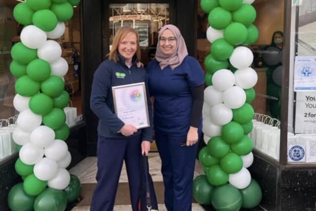 Pictured are branch owners Bridgeen Johnston and Fahriea Anis.