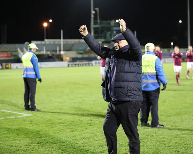 Dick Campbell has praised his players' fantastic efforts this season (Library pic by Graham Black)