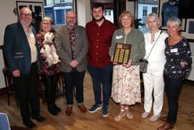 Pictured (from left) are Colin Nicoll ,Val Mowatt, Alan Mowatt, Scott Wann, Sandra Ramsay, and RLWW admins Linda Jones and  Brenda Sparks. (Wallace Ferrier)