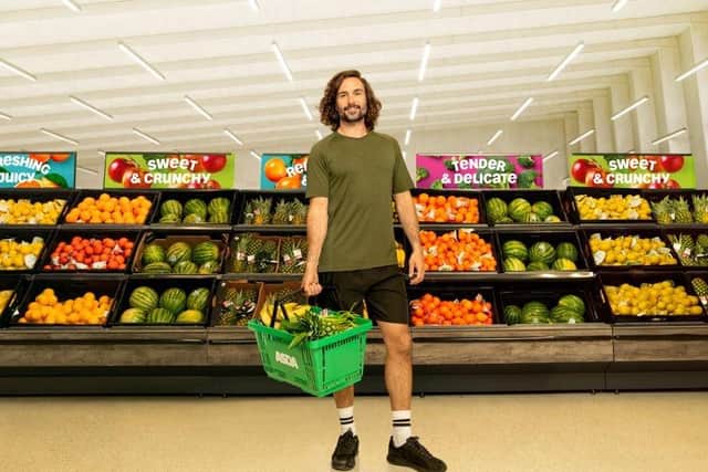 Joe Wicks pictured in Asda store to launch the new initiative