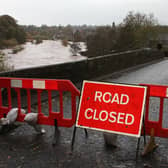 Road remain closed across Angus, with drivers being warned to take heed of closure signs. (Wallace Ferrier)