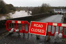 Road remain closed across Angus, with drivers being warned to take heed of closure signs. (Wallace Ferrier)