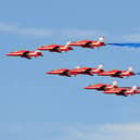 The Red Arrows, as well as aircraft from the Battle of Britain Memorial Flight, are due to fly over Montrose next Wednesday (June 20), weather permitting.