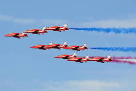 The Red Arrows, as well as aircraft from the Battle of Britain Memorial Flight, are due to fly over Montrose next Wednesday (June 20), weather permitting.