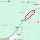 The work will affect a 1400m stretch of the northbound carriageway between the B966 and 260 metres south of the Inchbare Junction.