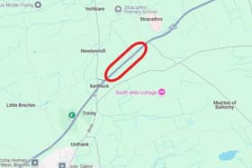 The work will affect a 1400m stretch of the northbound carriageway between the B966 and 260 metres south of the Inchbare Junction.