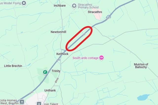 The work will affect a 1400m stretch of the northbound carriageway between the B966 and 260 metres south of the Inchbare Junction.