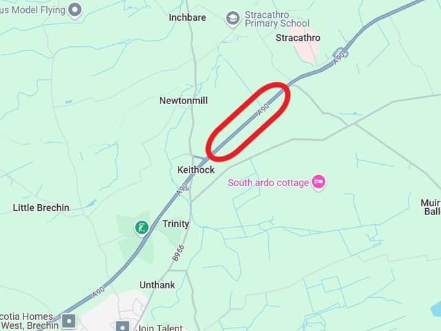 The work will affect a 1400m stretch of the northbound carriageway between the B966 and 260 metres south of the Inchbare Junction.