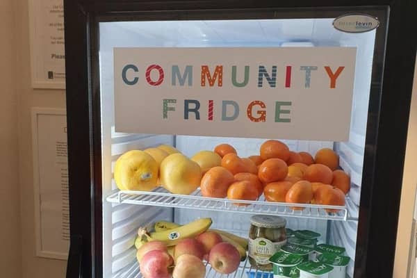 The scheme reduces waste and redistributes food to those who need it.