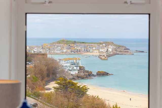 The very best seats in St Ives at Trevose with stunning views of the harbour.