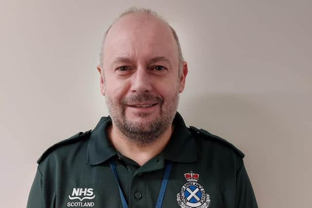 ​Kenny Freeburn, who has been awarded the King’s Ambulance Medal.