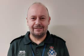 ​Kenny Freeburn, who has been awarded the King’s Ambulance Medal.