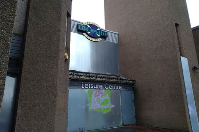 Demolition contractors will be on site at the Lochside Leisure Centre after the school holiday.