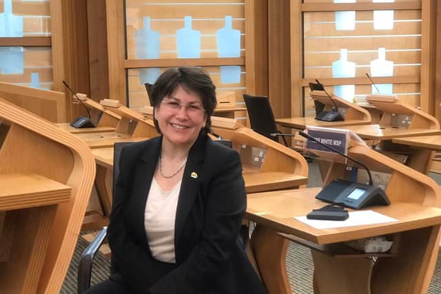 Tess White is calling for SNP ministers to support a Local Policing Act, which she said will put more officers on the beat in Angus.