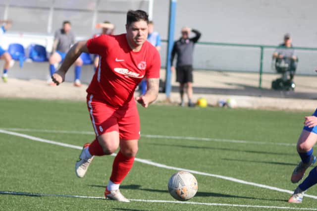 Jamie Winter helped himself to a hat-trick during another weekend win for Carnoustie. Pic by Mark Johnson