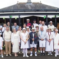 Tennis club steps into the past in 100th year
