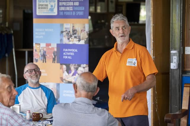 The club holds weekly sessions, which brings older people together to share stories and talk about their own sporting memories.