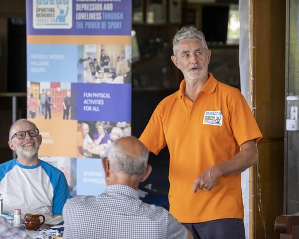 ​The club holds weekly sessions, which brings older people together to share stories and talk about their own sporting memories.