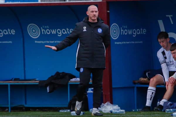 Gary Irvine is confident ahead of Forfar's trip to Kelty. Pic by Scott Louden