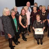 Mo Morrison is pictured with Ladies Lifeboat Guild members. (Wallace Ferrier)