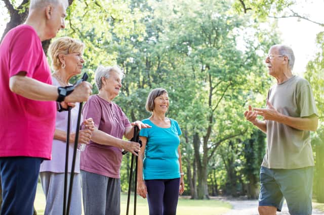 The campaign highlights the benefits of keeping active.