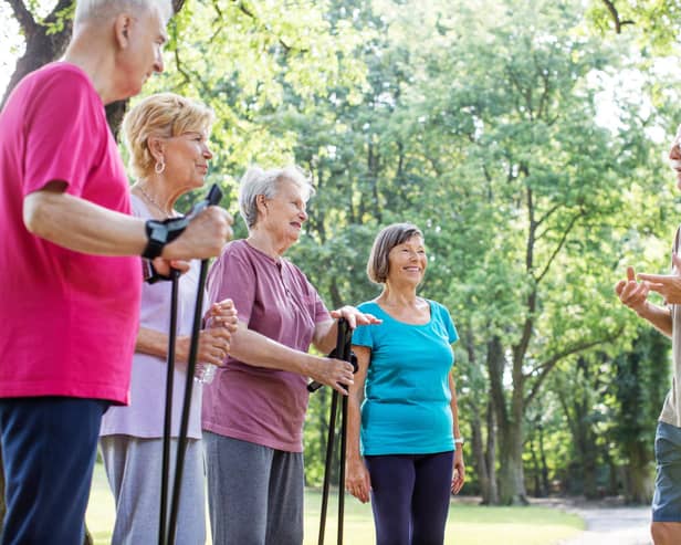 ​The campaign highlights the benefits of keeping active.